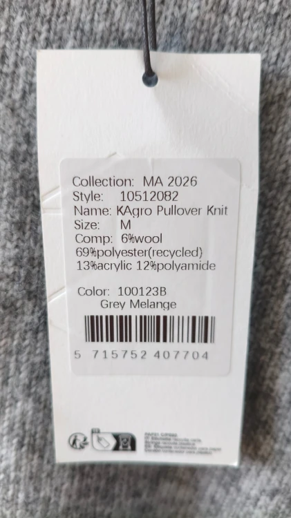 Kaffe – behagelig dametrøje med hulmønster, blød premium pullover – billede 7