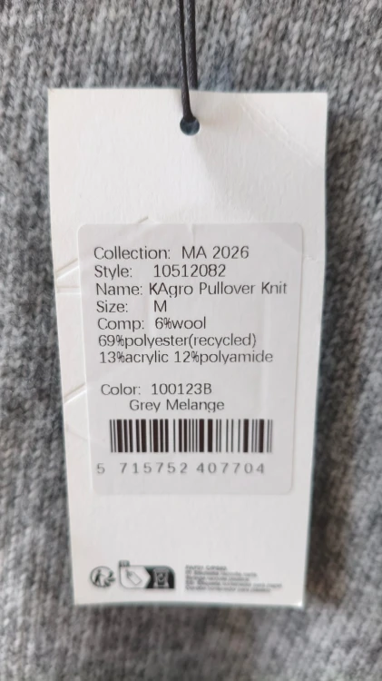 Kaffe – bekväm damtröja med hålmönster, mjuk pullover i premiumkvalitet – bild 8