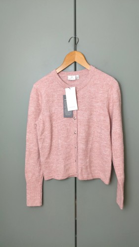 Kaffe – damecardigan med knapper, klassisk premium cardigan til kvinder