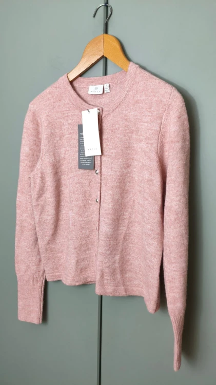 Kaffe – damski sweter rozpinany na guziki, klasyczny kardigan damski premium – zdjęcie 2