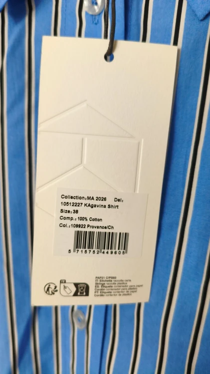 Kaffe – bomuldsskjorte til kvinder med lange ærmer, løstsiddende premium skjortebluse – billede 9