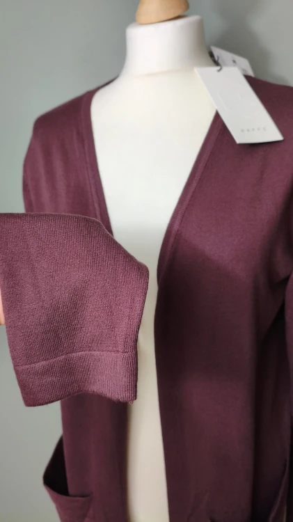 Kaffe – bekväm kofta i premiumkvalitet för dam, elegant cardigan för vardagen – bild 4